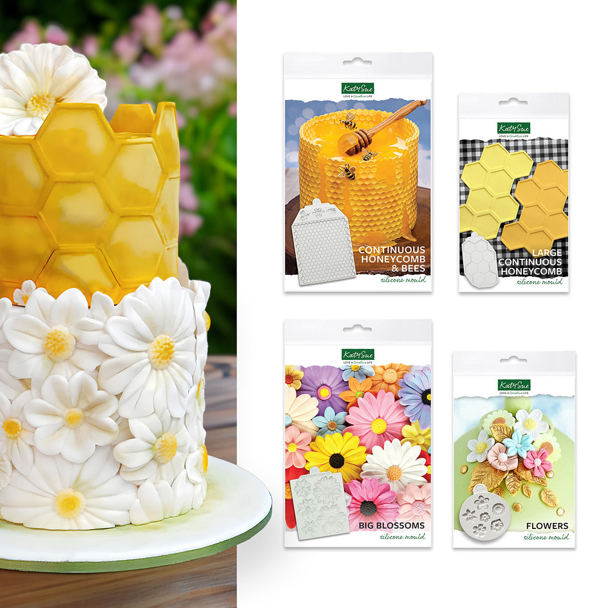 Bees & Flowers Mould Bundle