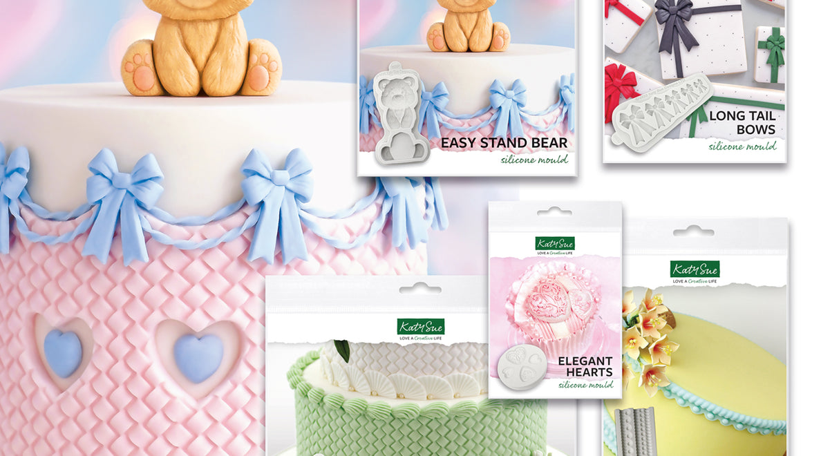 Easy Stand Bear Cute Cake Bundle | Katy Sue Designs
