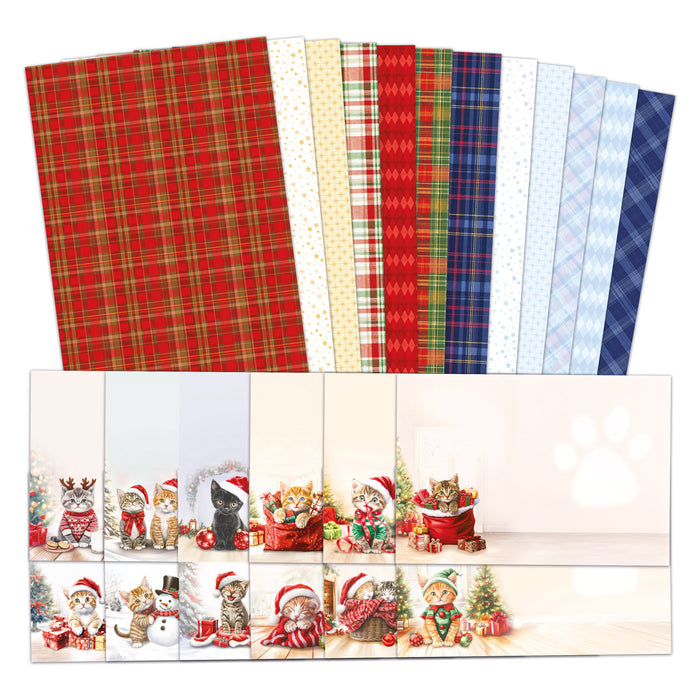 Christmas Cats Complete Collection, 58 Sheets
