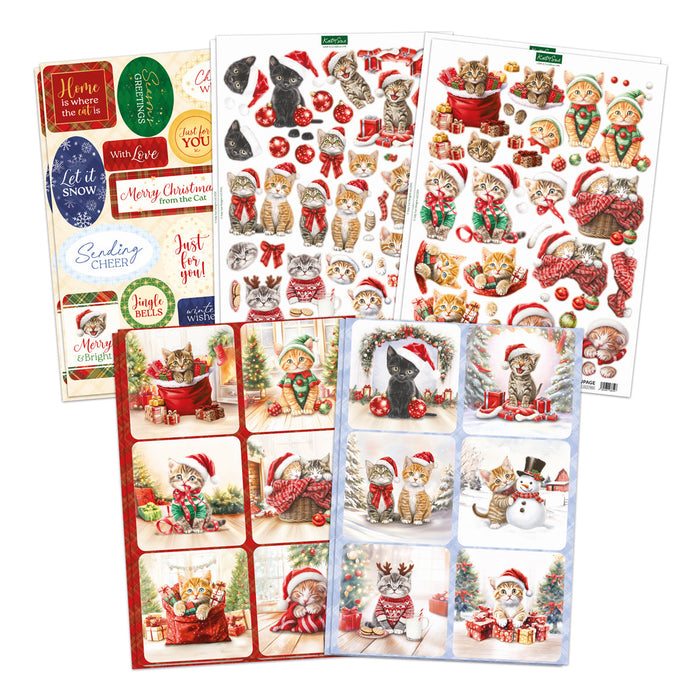Christmas Cats Complete Collection, 58 Sheets