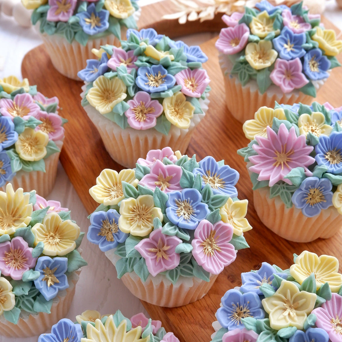 Stylised Flowers Silicone Mould