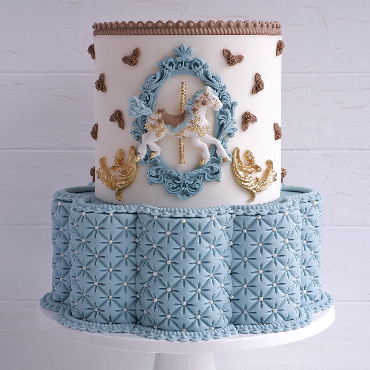 Rope and Pearl Borders Silicone Mould