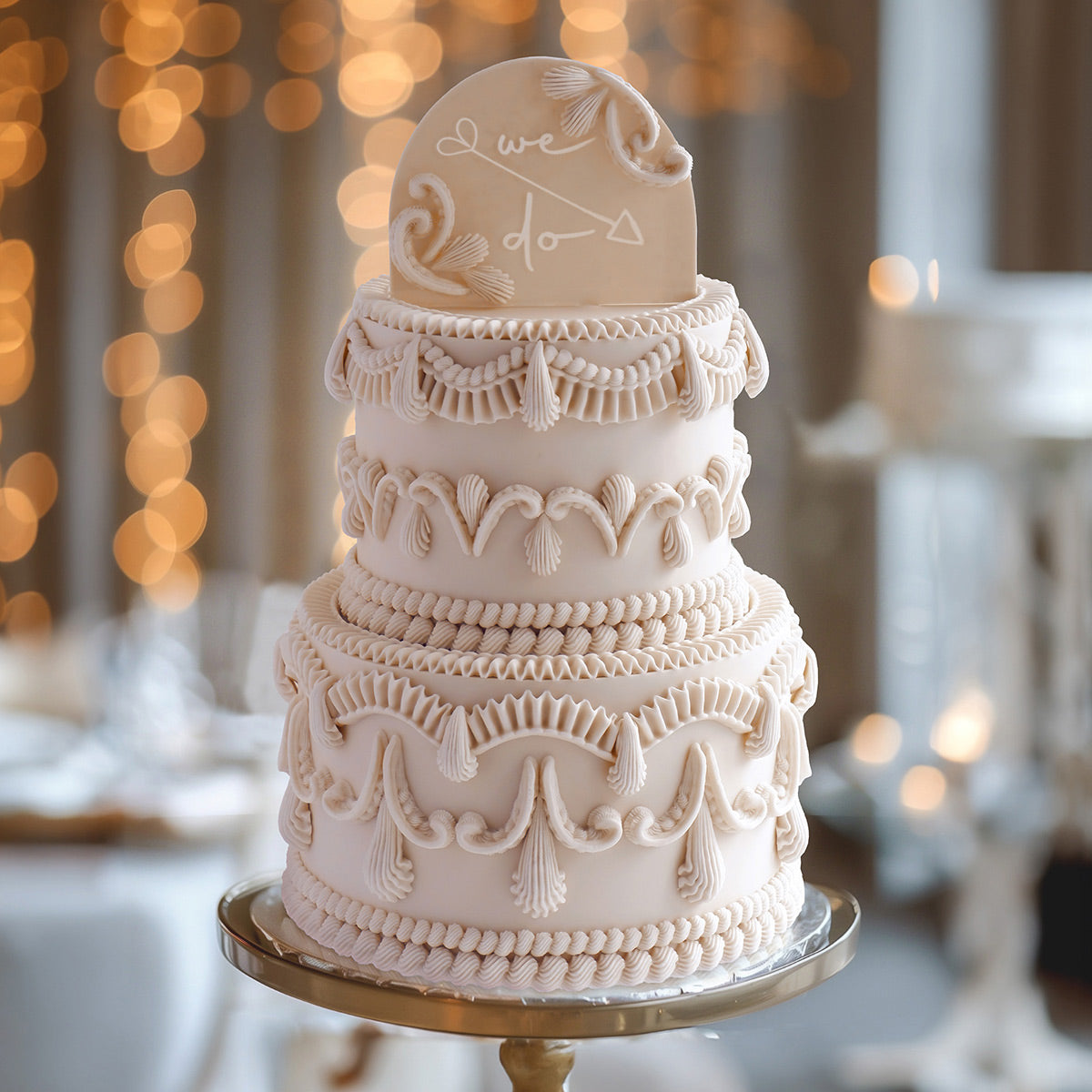 Lambeth Style Wedding Cake Mould Bundle