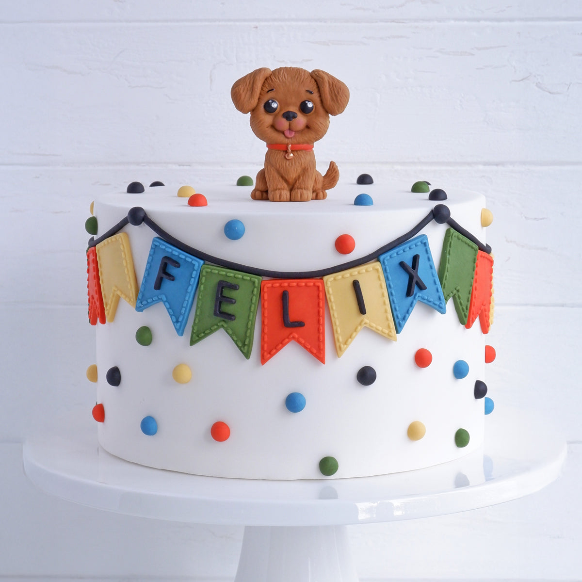 Large Bunting Alphabet Silicone Mould