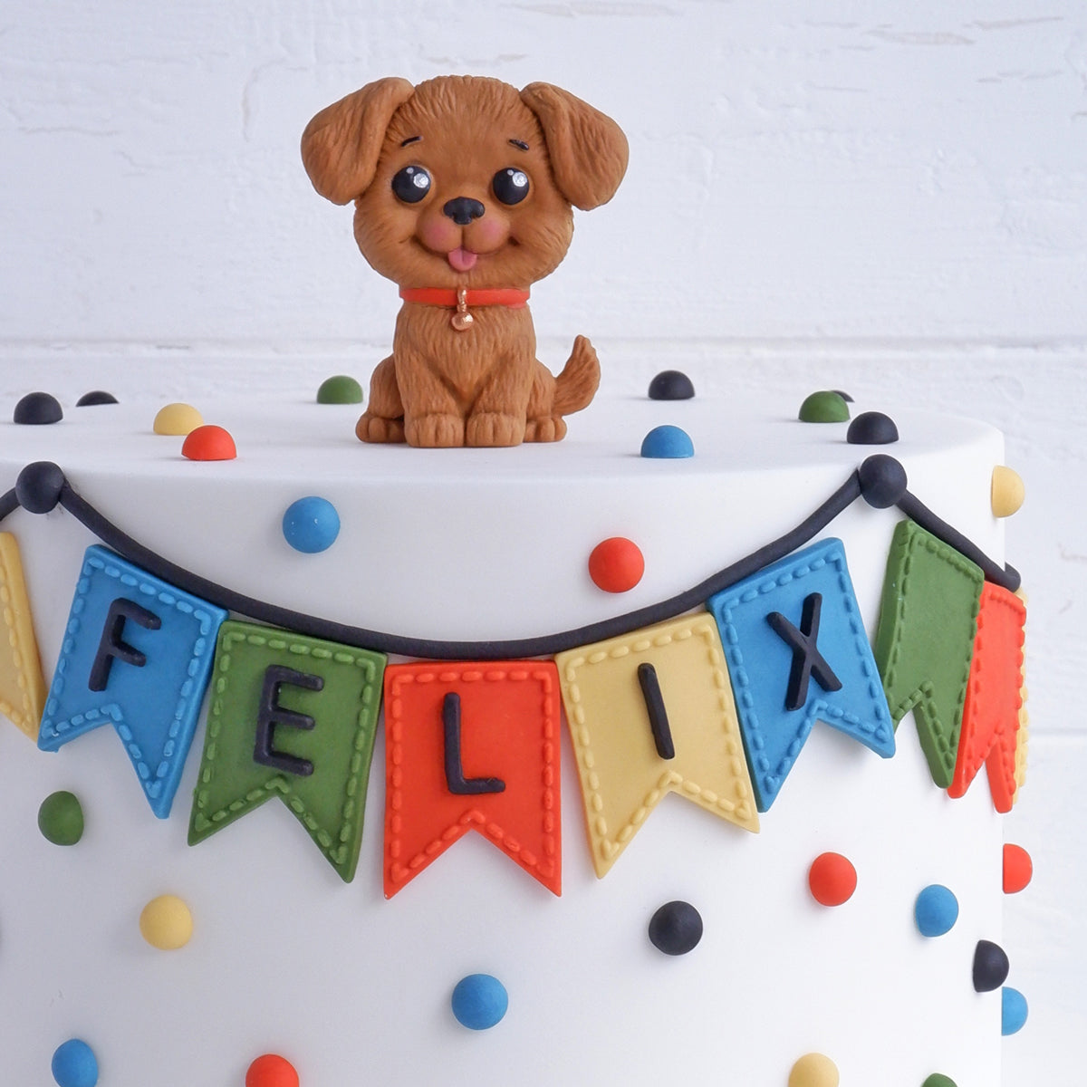 Large Bunting Alphabet Silicone Mould