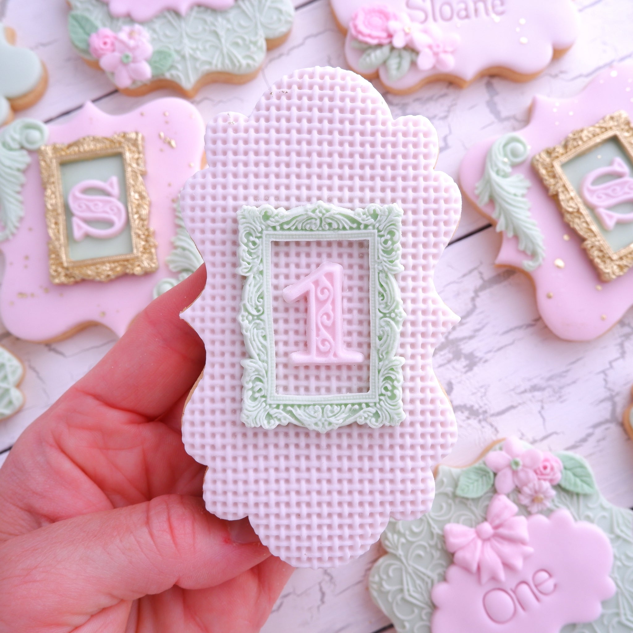 Small Vintage Frame Silicone Mould