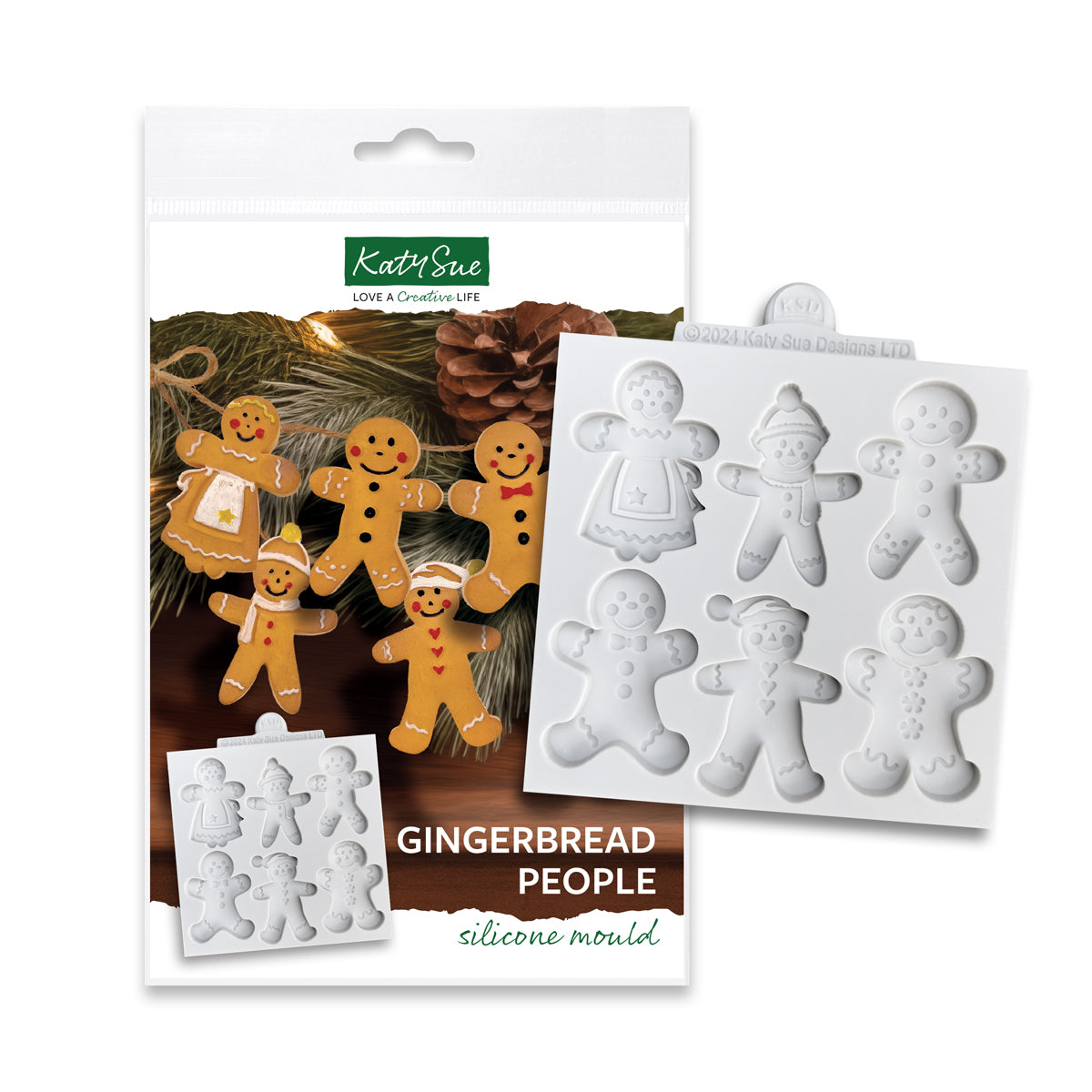 Gingerbread People Silicone Mould