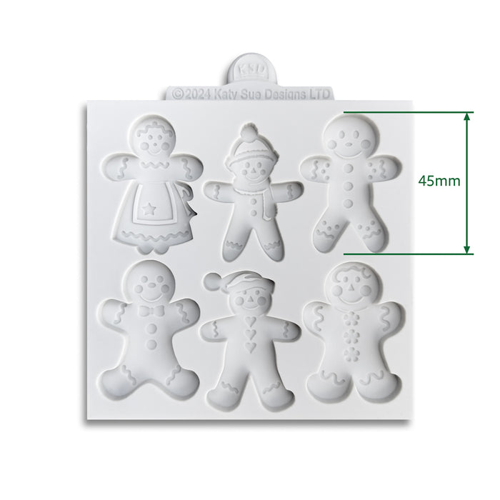 Gingerbread People Silicone Mould