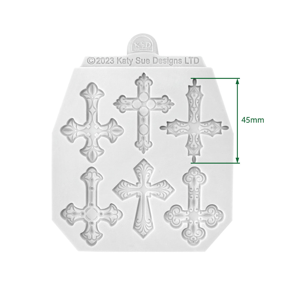 Cosmic Shimmer Decorative Crosses Silicone Mould