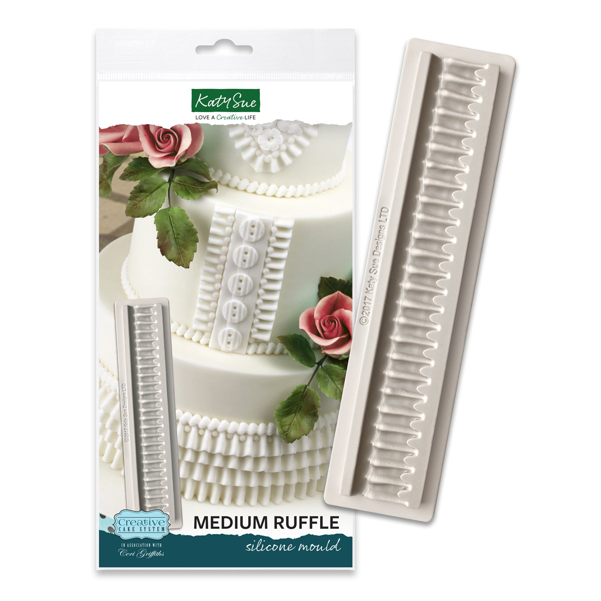 Medium Ruffle Silicone Mould