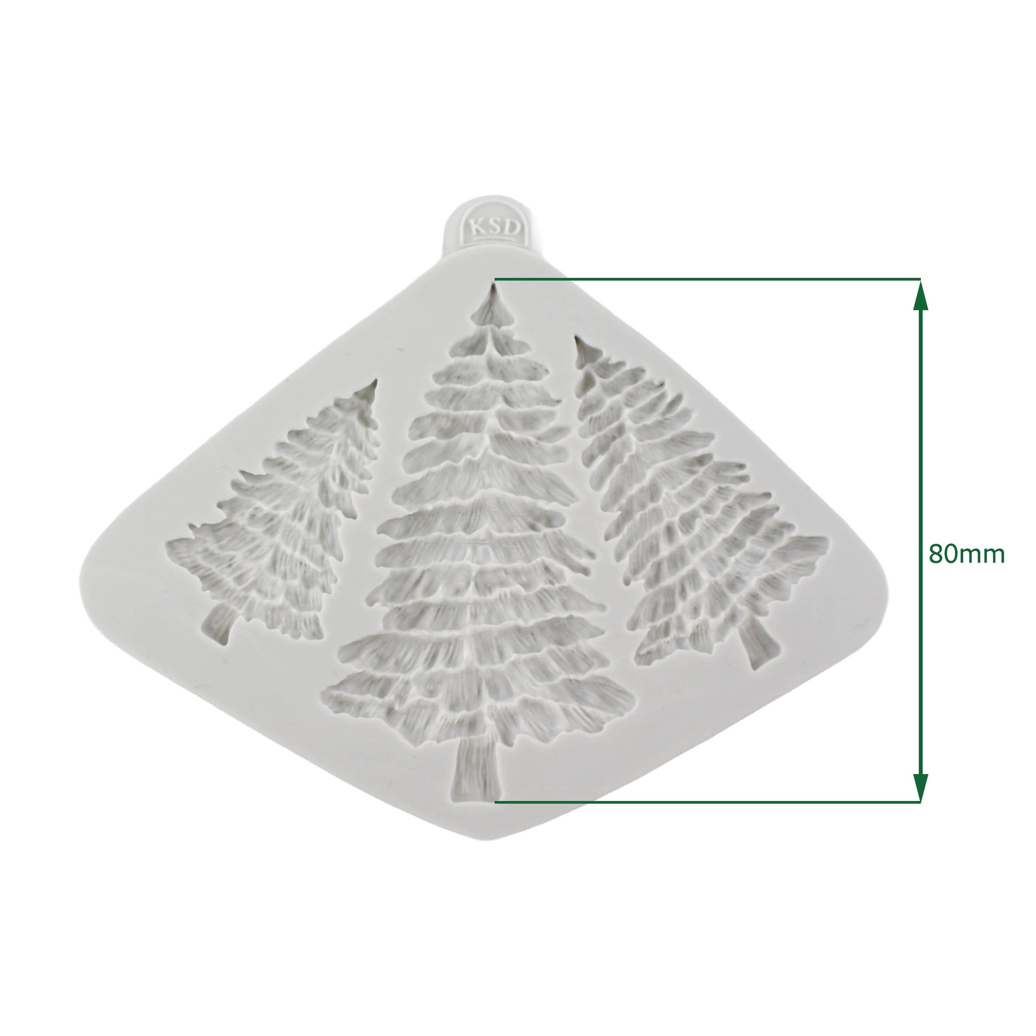 Cosmic Shimmer Fir Trees Silhouettes Silicone Mould
