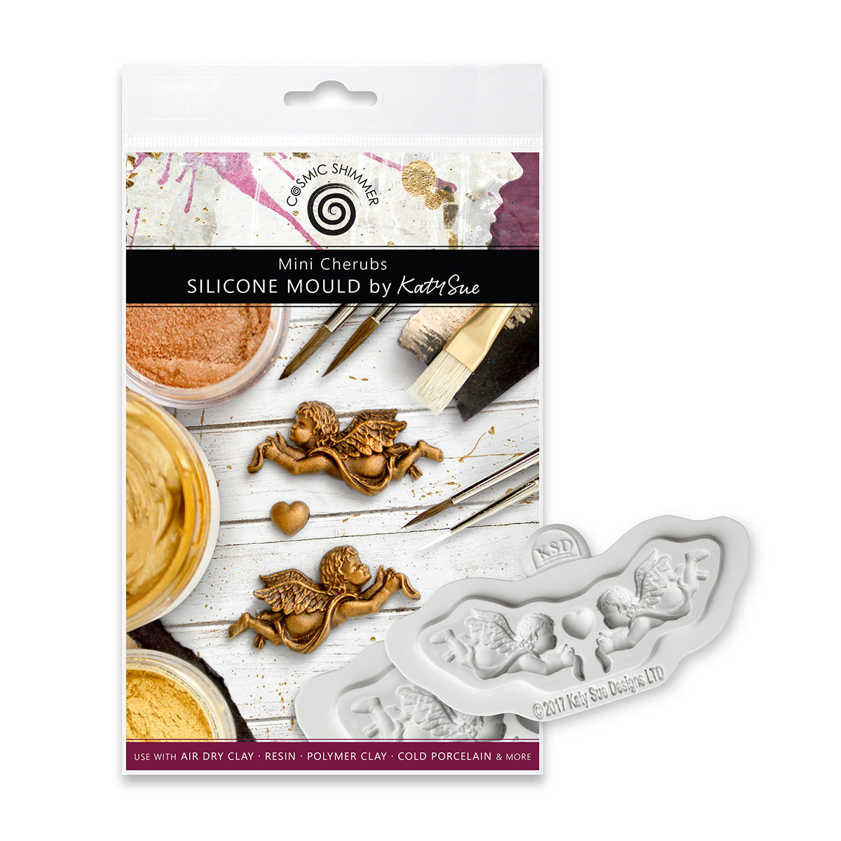 Cosmic Shimmer Mini Cherubs Silicone Mould