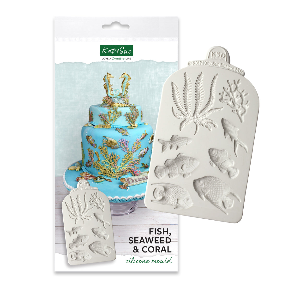 Fish, Seaweed and Coral Silicone Mould