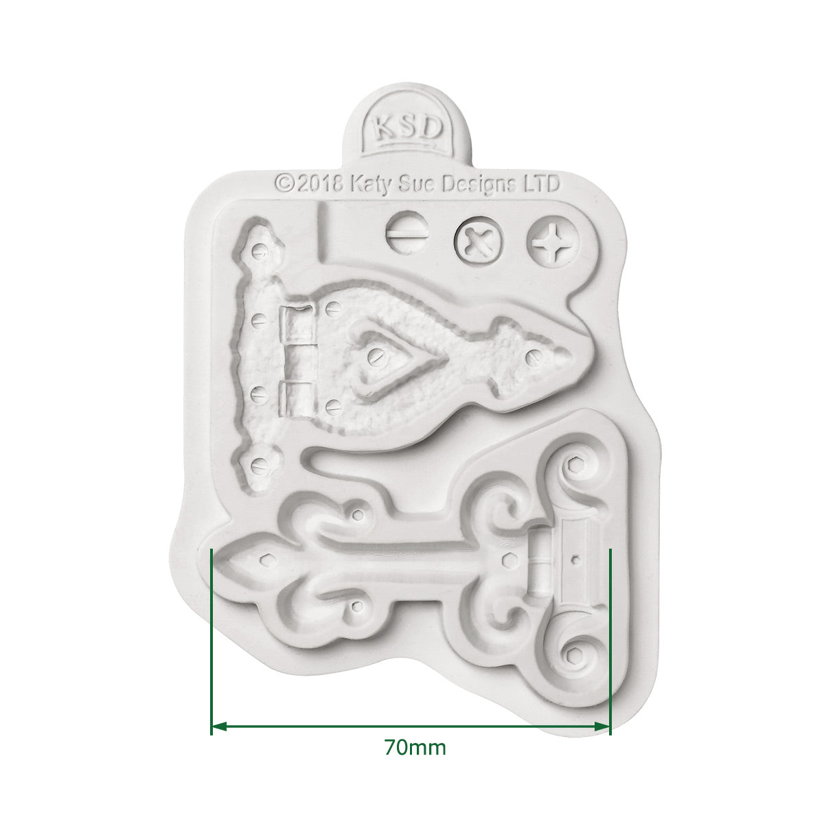 Cosmic Shimmer Hinges and Screws Silicone Mould