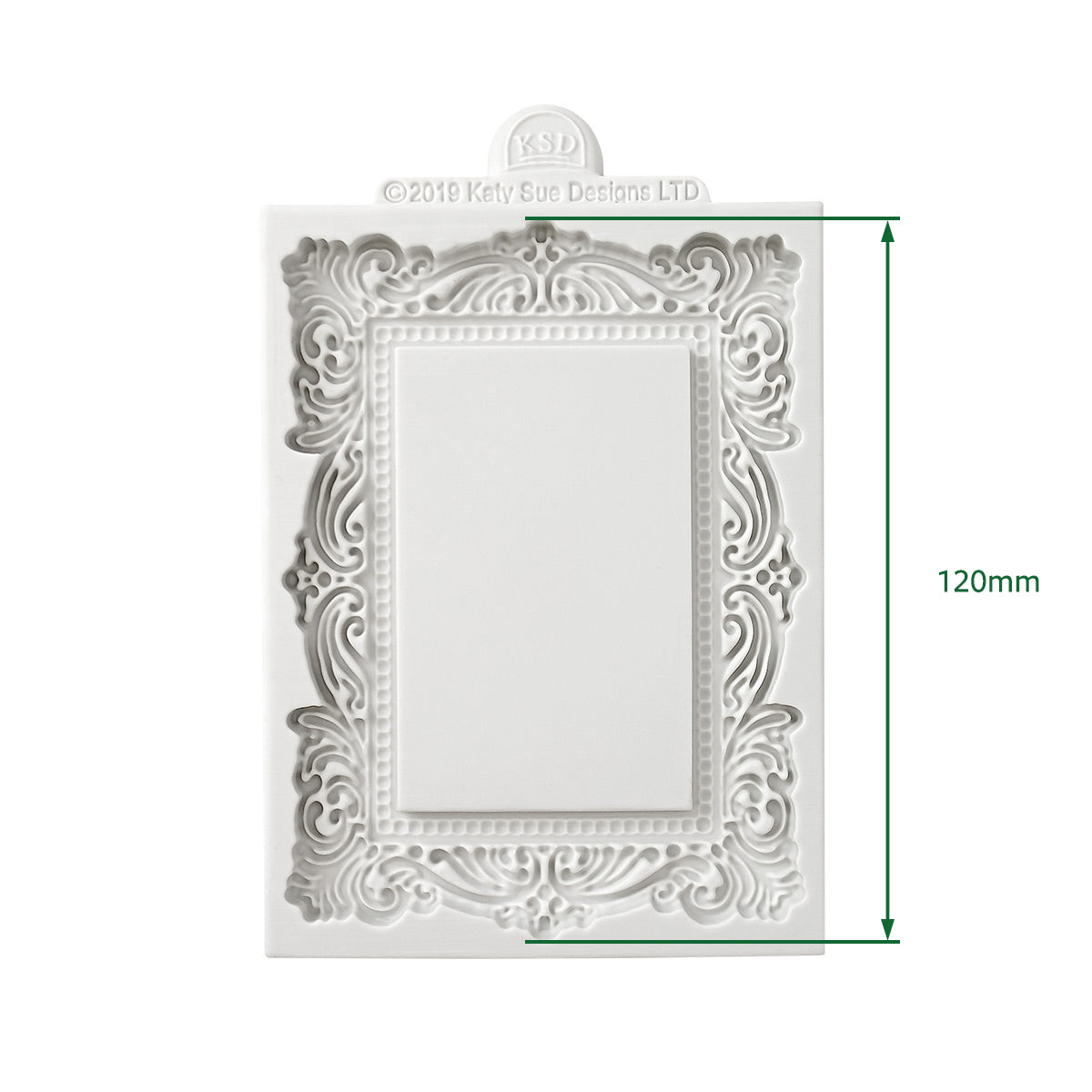 Cosmic Shimmer Large Vintage Frame Silicone Mould