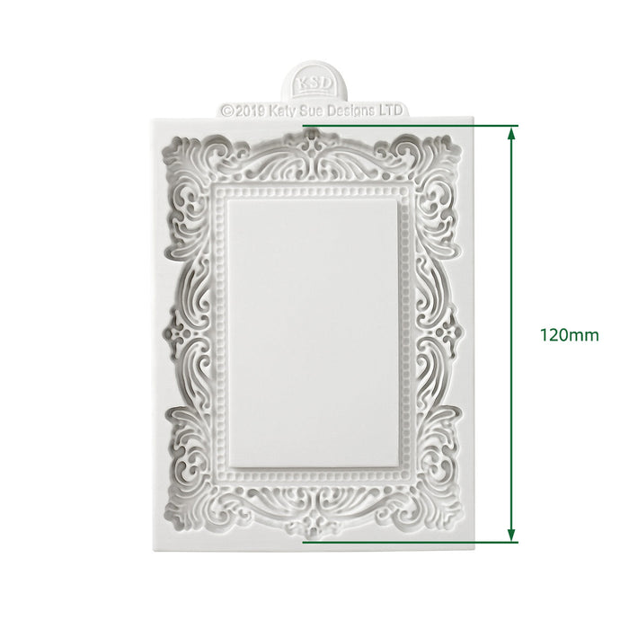 Cosmic Shimmer Large Vintage Frame Silicone Mould