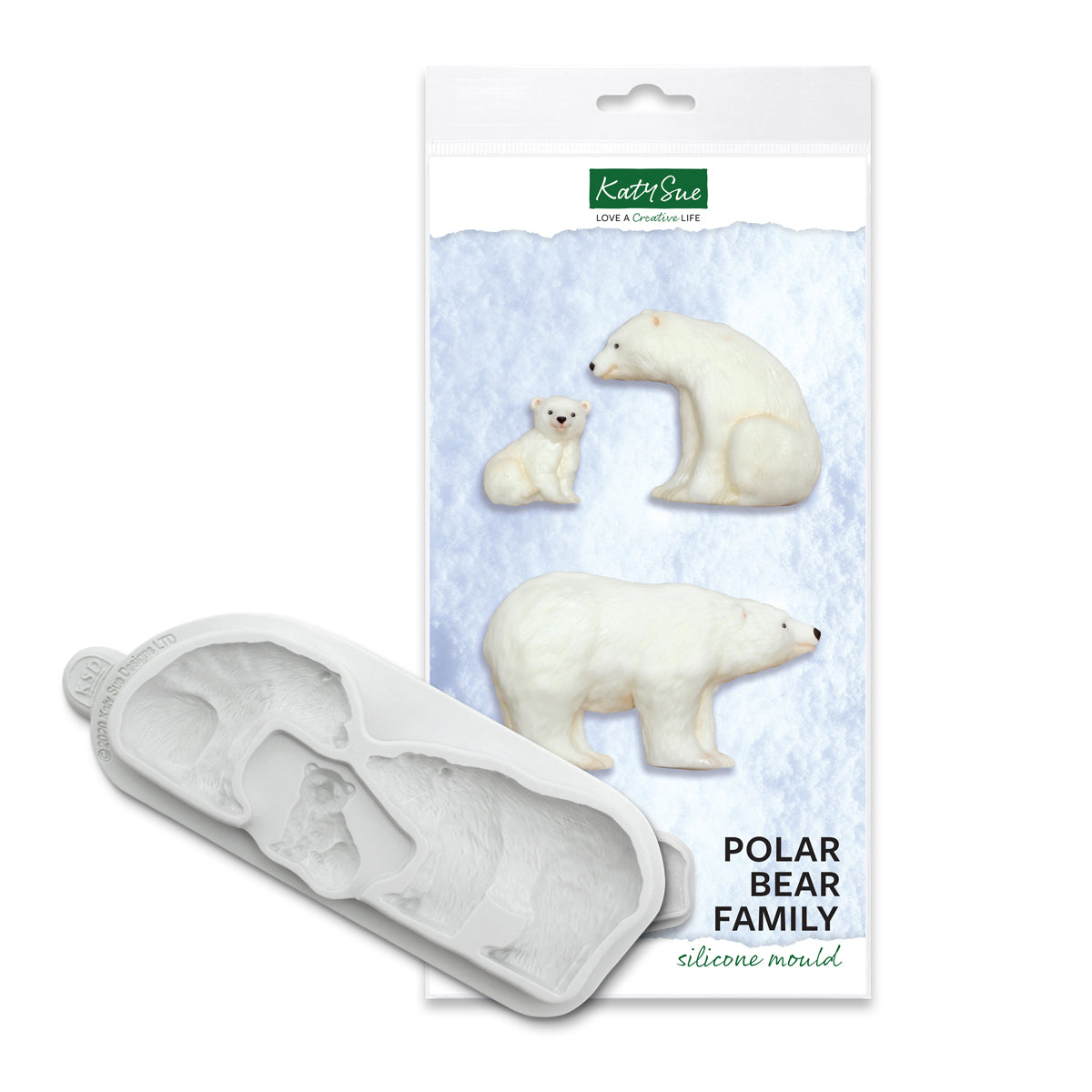 Polar Bear Family Silicone Mould