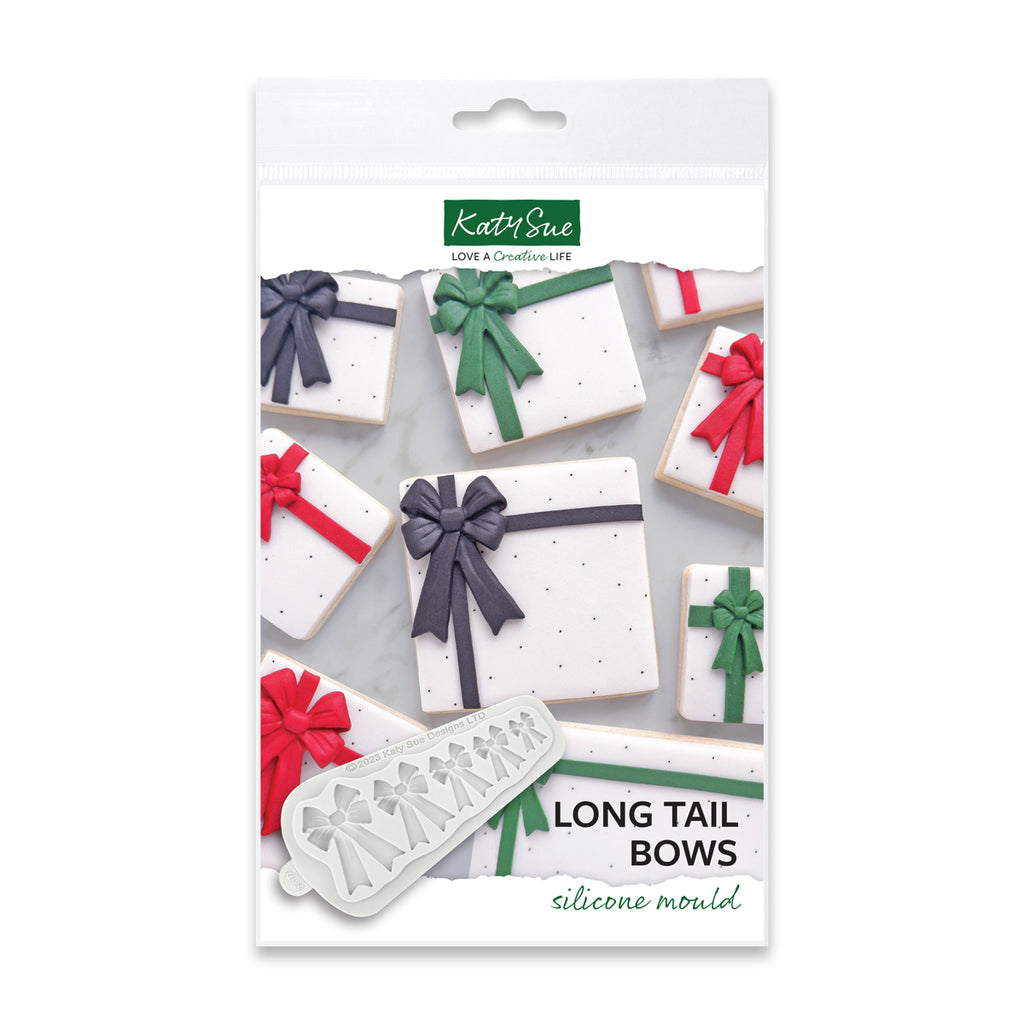 MOLDE SILICONA LAZOS LACITOS KATY SUE DESIGN BOW TRIO