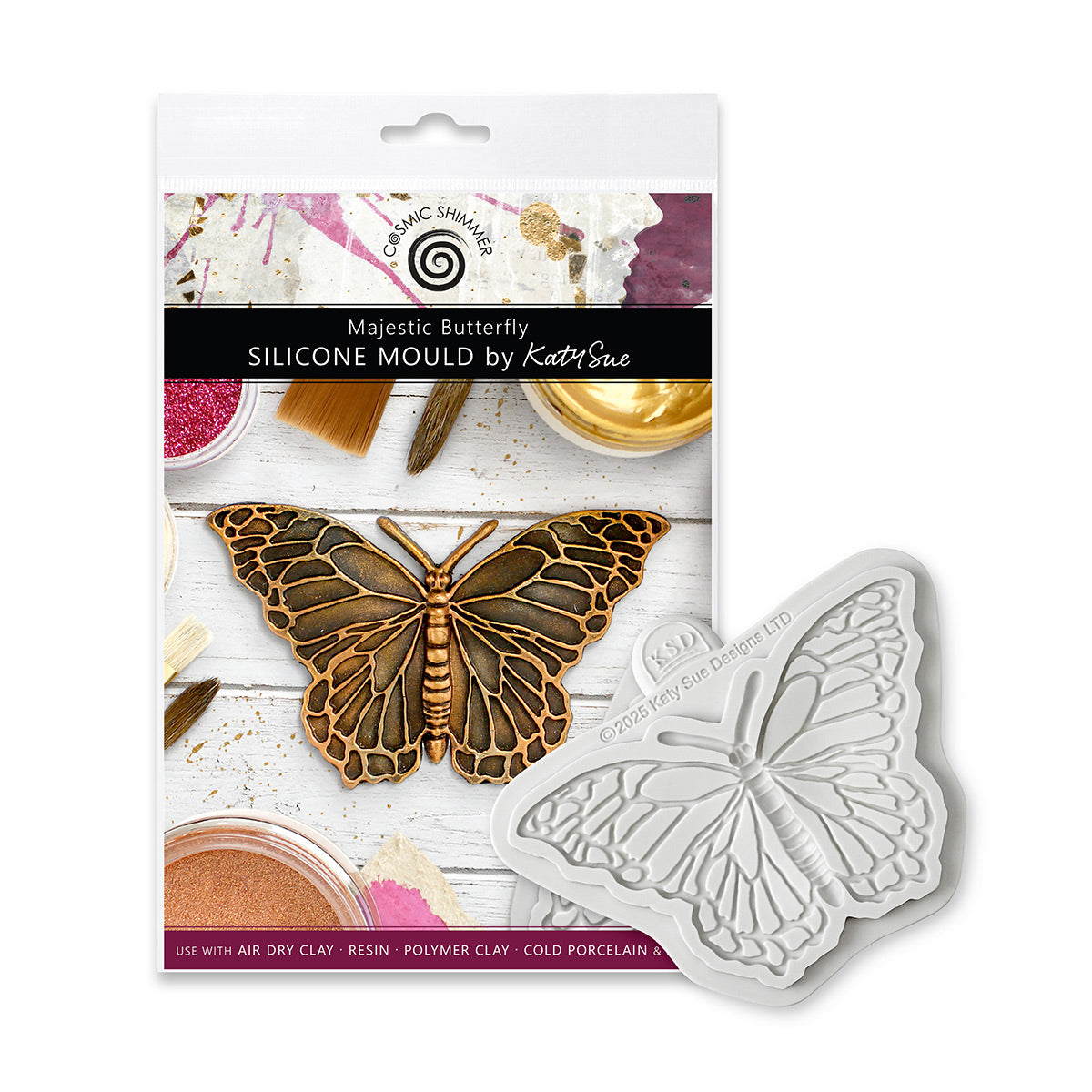 Cosmic Shimmer Majestic Butterfly Silicone Mould