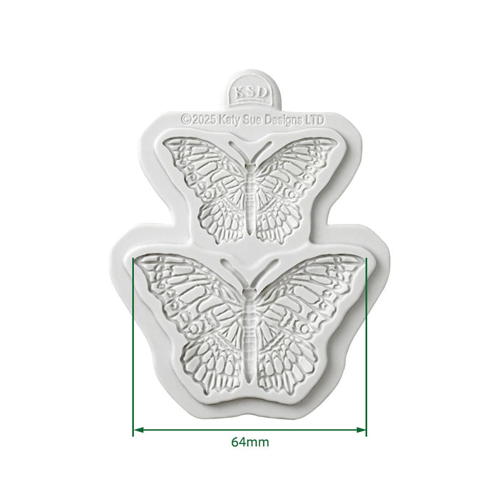 Cosmic Shimmer Delicate Detail Butterfly Duo Silicone Mould