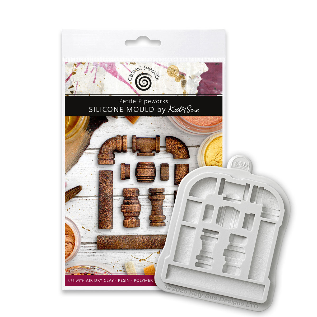 Cosmic Shimmer Petite Pipeworks Silicone Mould