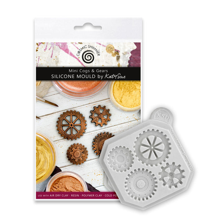 Cosmic Shimmer Mini Cogs & Gears Silicone Mould