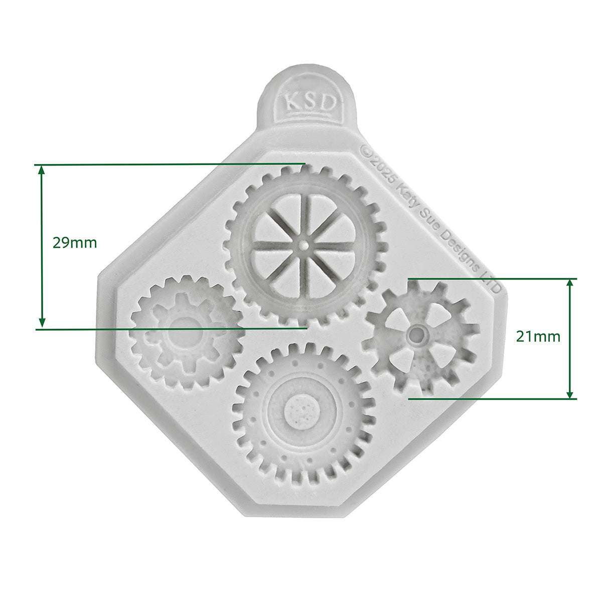 Cosmic Shimmer Mini Cogs & Gears Silicone Mould