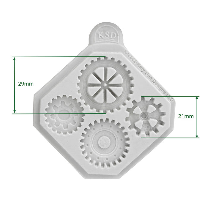 Cosmic Shimmer Mini Cogs & Gears Silicone Mould
