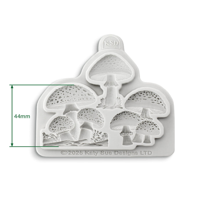 Cosmic Shimmer Toadstool Trio Silicone Mould