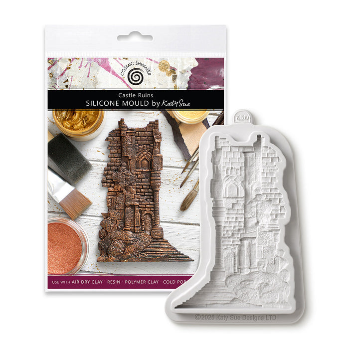 Cosmic Shimmer Castle Ruins Silicone Mould