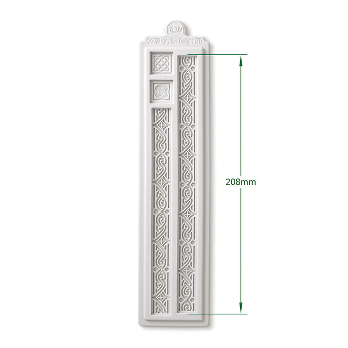 Cosmic Shimmer Eastern Knot Border Silicone Mould
