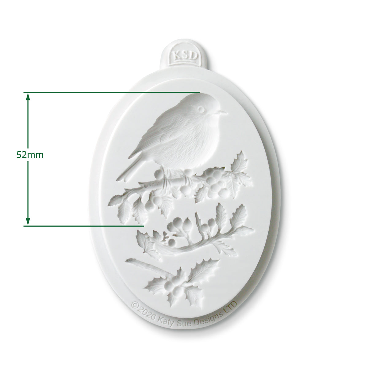 Cosmic Shimmer Winter Robin Silicone Mould