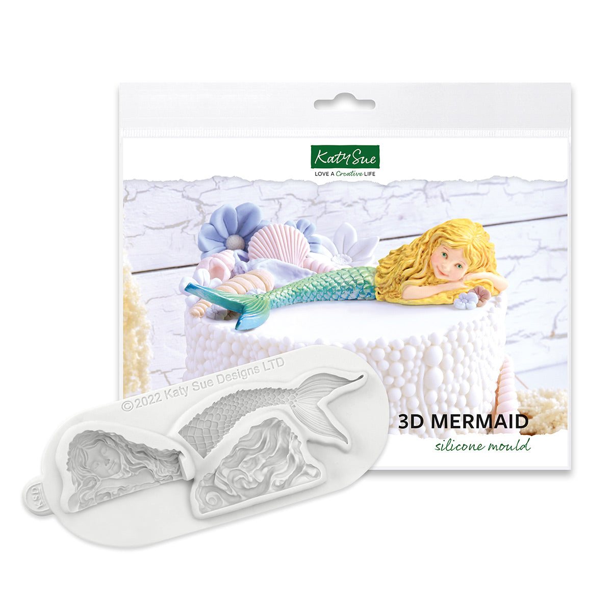 3D-Meerjungfrau-Silikonform