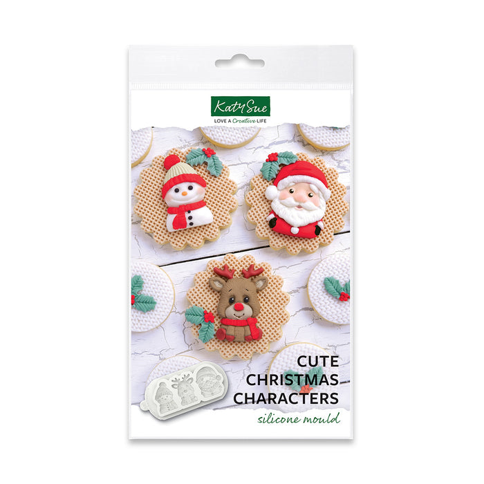 Cute Christmas Characters Silicone Mould