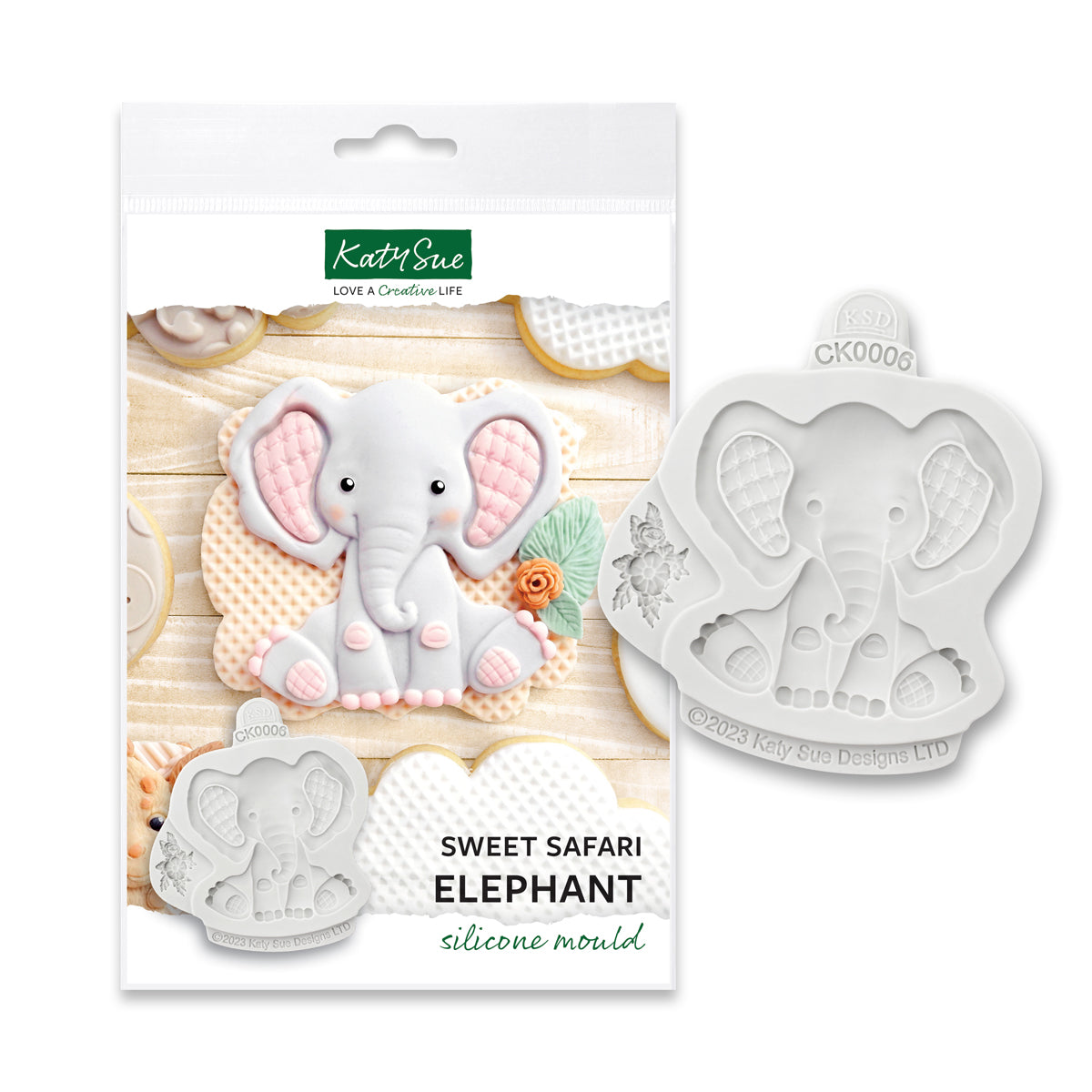 Sweet Safari Elephant Silicone Mould