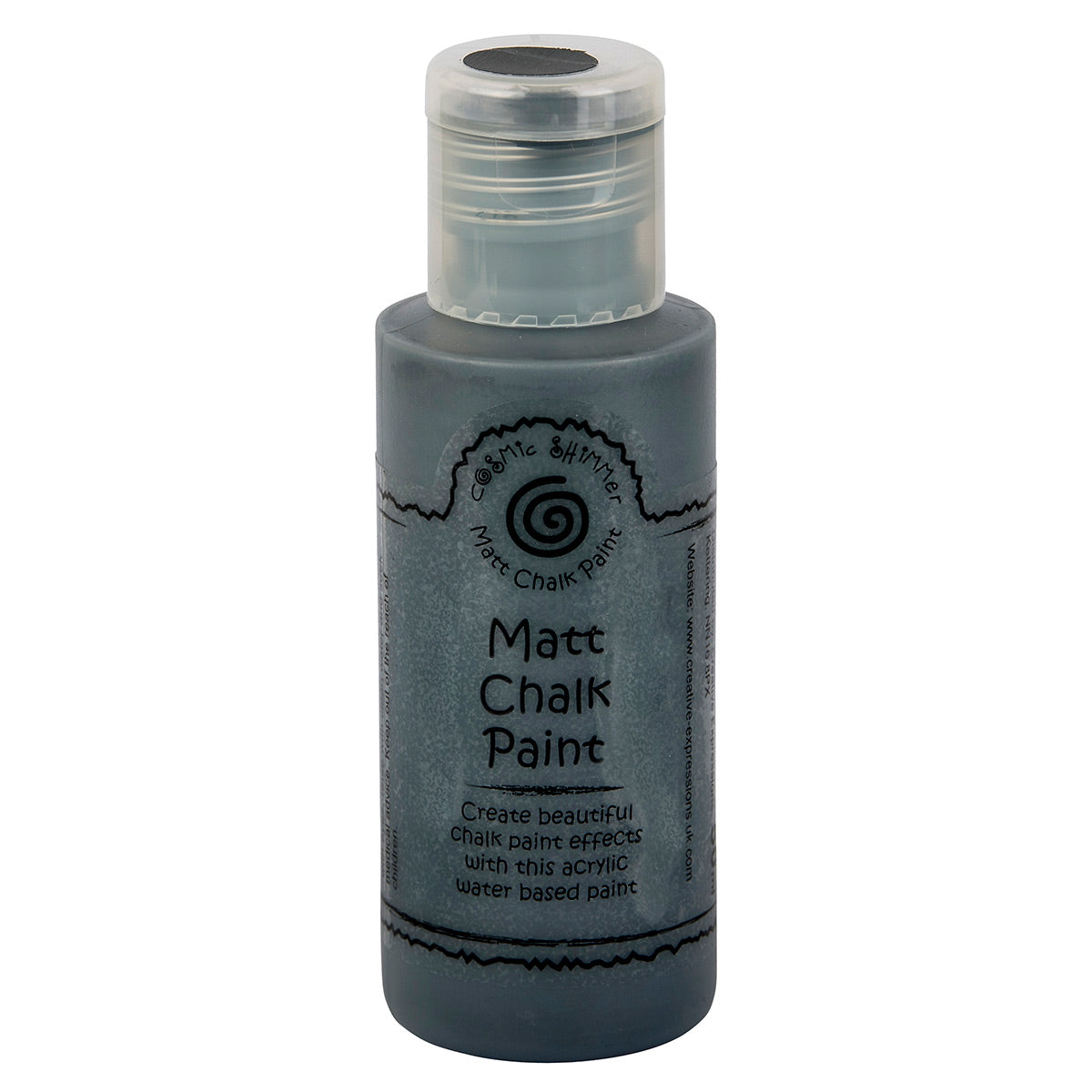 Cosmic Shimmer Matt Chalk Paint Chalkboard 50ml