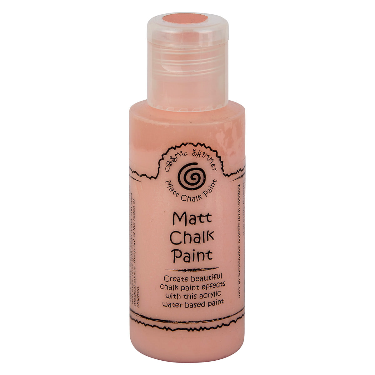 Cosmic Shimmer Matt Chalk Paint Coral Glow 50ml
