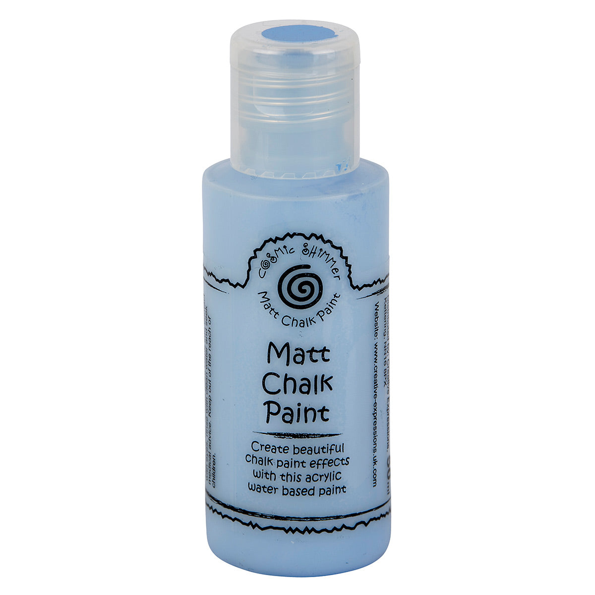 Cosmic Shimmer Matt Chalk Paint Corinth Blue 50ml