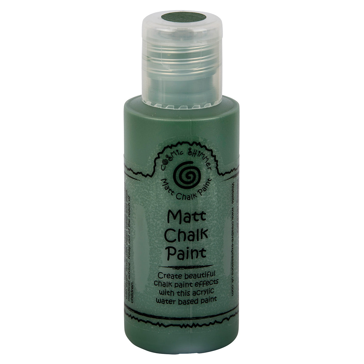 Cosmic Shimmer Matt Chalk Paint Ivy 50ml