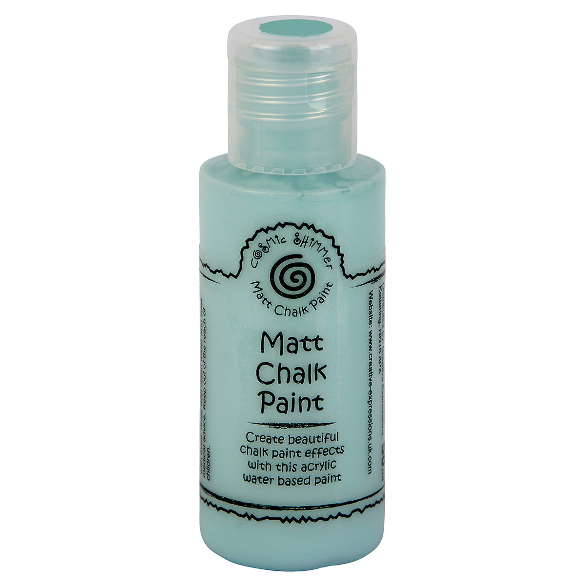 Cosmic Shimmer Matt Chalk Paint Shallow Sea 50ml