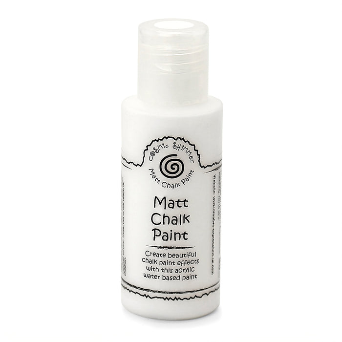 Cosmic Shimmer Matt Chalk Paint Warm White 50ml
