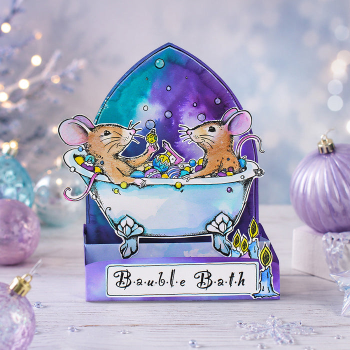 Pink Ink Designs - Bauble Bath, DL Stamp Set