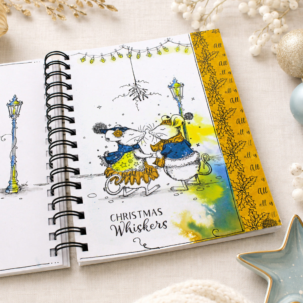Pink Ink Designs - Merry Kiss-Mouse, DL Stamp Set