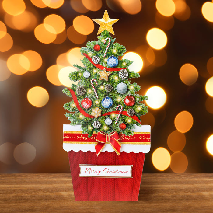 small christmas plant pots Christmas Flower Pots Card Making Kit