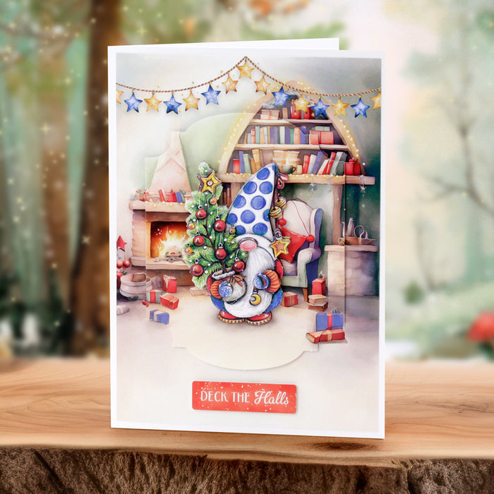 Cosy Christmas Gnomes, Card Making Kit