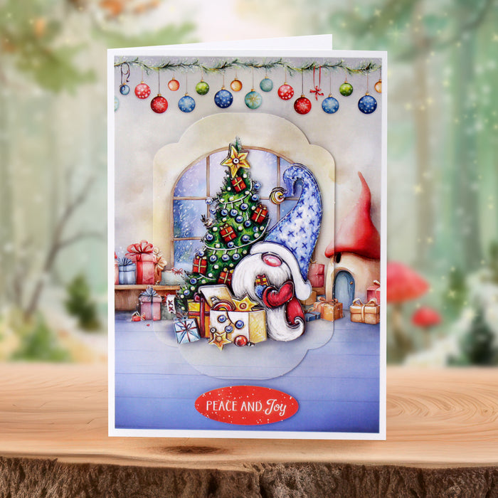 Cosy Christmas Gnomes, Card Making Kit
