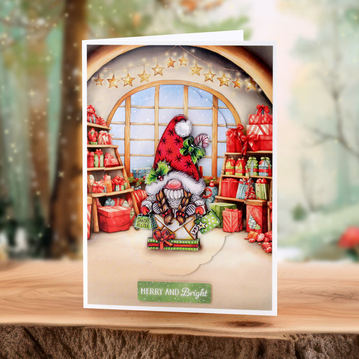 Cosy Christmas Gnomes, Card Making Kit