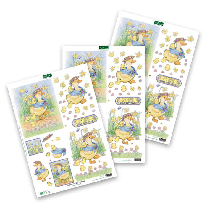 Die Cut Decoupage – Feathered Friends (pack of 3)