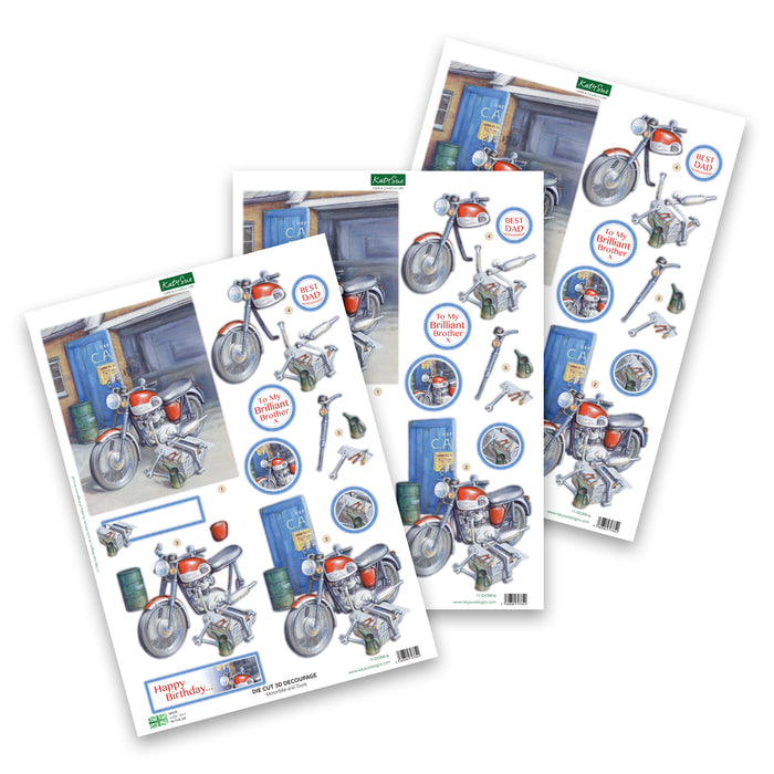 Die Cut Decoupage – For the Guys (pack of 24)