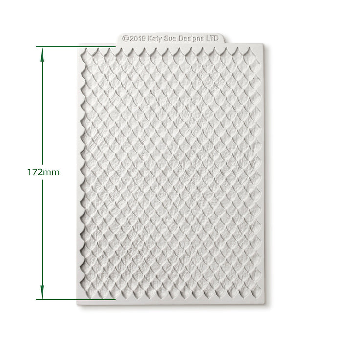 Cosmic Shimmer Continuous Dragon Scales Silicone Mould